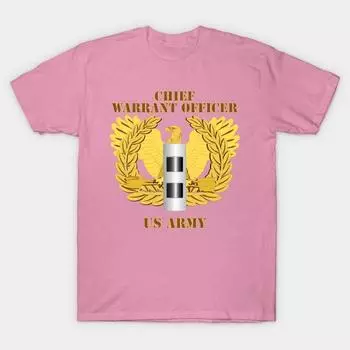T Shirt Women Emblem Warrant Officer Cw2 Harajuku Print Kawaii Tshirt Summer Short Sleeve Female T-Shirt Top Tee S