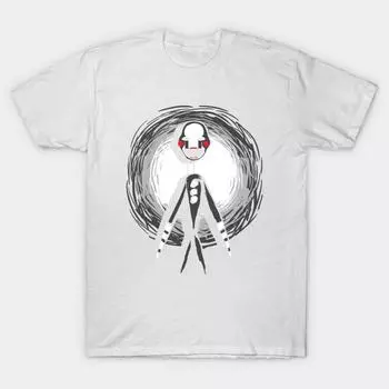 T Shirt Women Five Nights At Freddys The Puppet Harajuku Print Kawaii Tshirt Summer Short Sleeve Female T-Shirt Top Tee S розовый