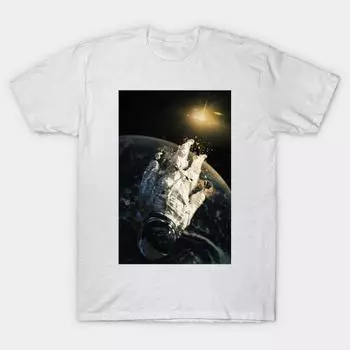 T Shirt Women Floating In The Abyss Harajuku Print Kawaii Tshirt Summer Short Sleeve Female T-Shirt Top Tee S розовый