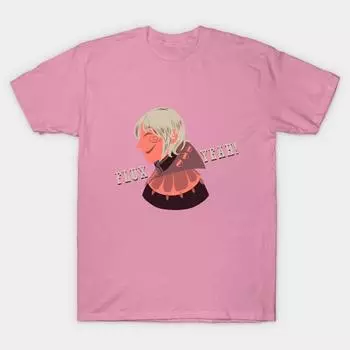 T Shirt Women Flux Yeah Harajuku Print Kawaii Tshirt Summer Short Sleeve Female T-Shirt Top Tee S