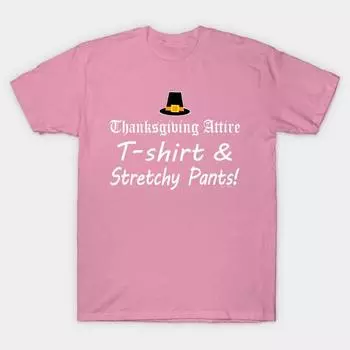 T Shirt Women Funny Thanksgiving Dinner Attire Harajuku Print Kawaii Tshirt Summer Short Sleeve Female T-Shirt Top Tee S