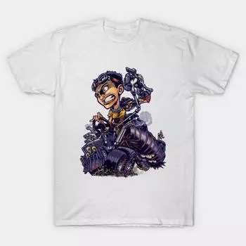 T Shirt Women Furiosa Fink Harajuku Print Kawaii Tshirt Summer Short Sleeve Female T-Shirt Top Tee S розовый