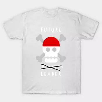 T Shirt Women Future Piratei Mean Leader Harajuku Print Kawaii Tshirt Summer Short Sleeve Female T-Shirt Top Tee S розовый