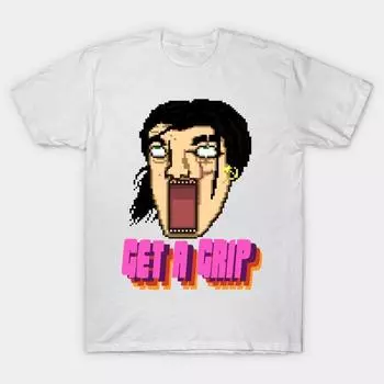 Женская футболка Держись Принт Харадзюку Кавайная футболка Летняя футболка с коротким рукавом Женская футболка Топ S розовый