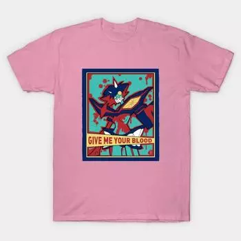 T Shirt Women Give Me Your Blood Harajuku Print Kawaii Tshirt Summer Short Sleeve Female T-Shirt Top Tee S