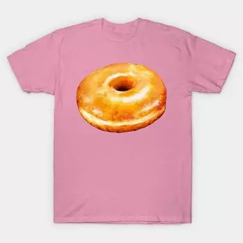 T Shirt Women Glazed Doughnut Harajuku Print Kawaii Tshirt Summer Short Sleeve Female T-Shirt Top Tee S
