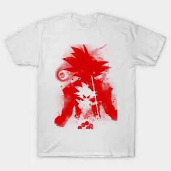 Футболка женская Goku Sayan Harajuku Print Kawaii футболка летняя женская футболка с коротким рукавом топ футболка S