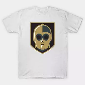 T Shirt Women Golden Droid C3Po Harajuku Print Kawaii Tshirt Summer Short Sleeve Female T-Shirt Top Tee S розовый