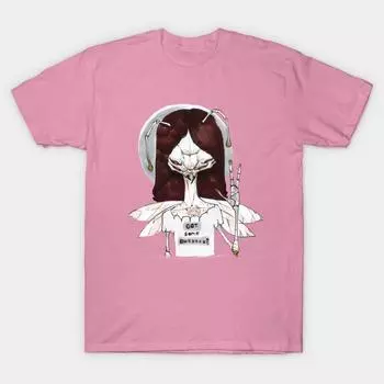 T Shirt Women Got Some Buzzzz Harajuku Print Kawaii Tshirt Summer Short Sleeve Female T-Shirt Top Tee S розовый