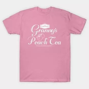 T Shirt Women Grannys Peach Tea V2 Harajuku Print Kawaii Tshirt Summer Short Sleeve Female T-Shirt Top Tee S розовый