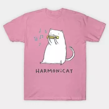 T Shirt Women Harmonicat Harajuku Print Kawaii Tshirt Summer Short Sleeve Female T-Shirt Top Tee S
