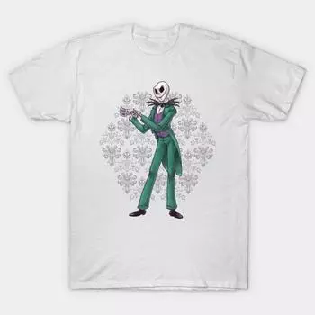 T Shirt Women Haunted Mansion Jack Harajuku Print Kawaii Tshirt Summer Short Sleeve Female T-Shirt Top Tee S