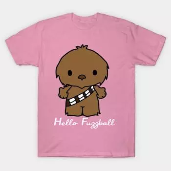 T Shirt Women Hello Fuzzball Harajuku Print Kawaii Tshirt Summer Short Sleeve Female T-Shirt Top Tee S