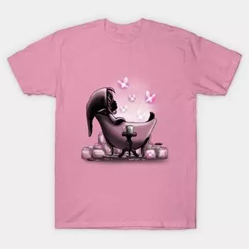 T Shirt Women Hero Of Tea Time Harajuku Print Kawaii Tshirt Summer Short Sleeve Female T-Shirt Top Tee S розовый