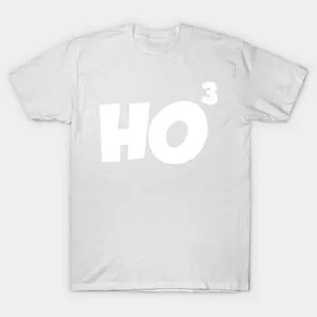 T Shirt Women Ho Ho Ho Cubed T Shirt Ho Shirt Geek And Nerd Gift Harajuku Print Kawaii Tshirt Summer Short Sleeve Female T-Shirt Top Tee S