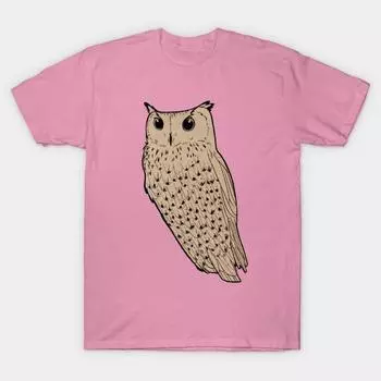T Shirt Women Hoot Harajuku Print Kawaii Tshirt Summer Short Sleeve Female T-Shirt Top Tee S розовый