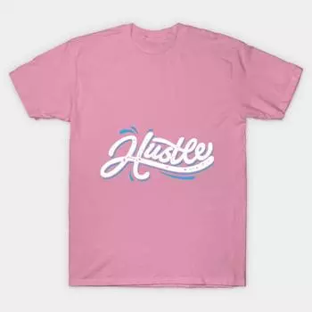 T Shirt Women Hustle Harajuku Print Kawaii Tshirt Summer Short Sleeve Female T-Shirt Top Tee S