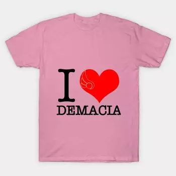 T Shirt Women I 3 Demacia Harajuku Print Kawaii Tshirt Summer Short Sleeve Female T-Shirt Top Tee S розовый