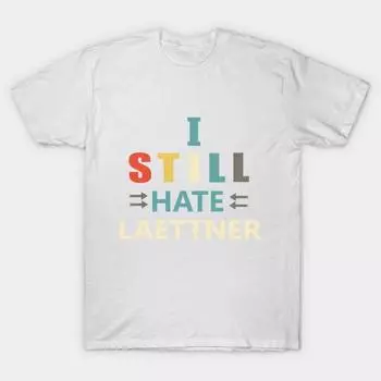 T Shirt Women I Still Hate Laettner Harajuku Print Kawaii Tshirt Summer Short Sleeve Female T-Shirt Top Tee S розовый