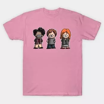 T Shirt Women It Crowd Chibi Harajuku Print Kawaii Tshirt Summer Short Sleeve Female T-Shirt Top Tee S розовый