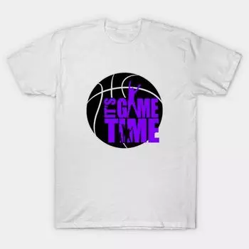 T Shirt Women Its Game Time Purple Harajuku Print Kawaii Tshirt Summer Short Sleeve Female T-Shirt Top Tee S