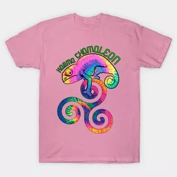 T Shirt Women Karma Chamaleon Harajuku Print Kawaii Tshirt Summer Short Sleeve Female T-Shirt Top Tee S розовый