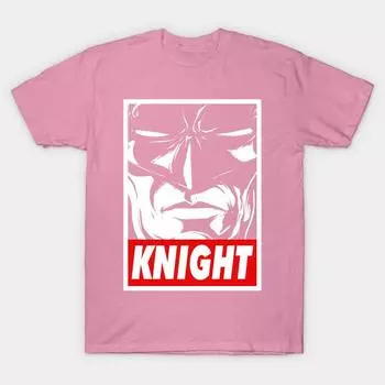T Shirt Women Knight Harajuku Print Kawaii Tshirt Summer Short Sleeve Female T-Shirt Top Tee S розовый