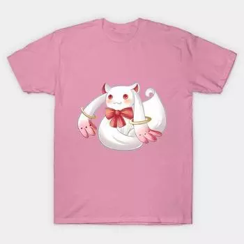 T Shirt Women Kyuubey Harajuku Print Kawaii Tshirt Summer Short Sleeve Female T-Shirt Top Tee S