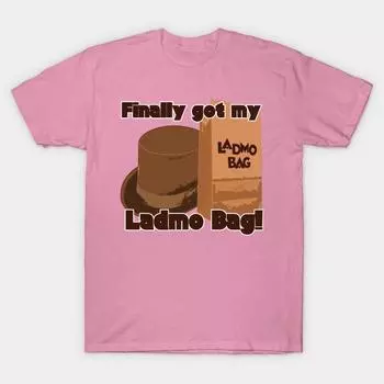 T Shirt Women Ladmo Bag Harajuku Print Kawaii Tshirt Summer Short Sleeve Female T-Shirt Top Tee S розовый