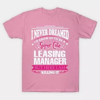 T Shirt Women Leasing Manager Harajuku Print Kawaii Tshirt Summer Short Sleeve Female T-Shirt Top Tee S розовый