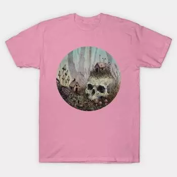 T Shirt Women Little Forest Spirits Harajuku Print Kawaii Tshirt Summer Short Sleeve Female T-Shirt Top Tee S