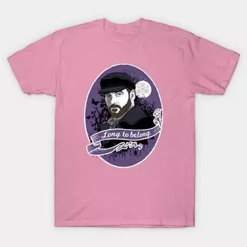 T Shirt Women Long To Belong Harajuku Print Kawaii Tshirt Summer Short Sleeve Female T-Shirt Top Tee S розовый