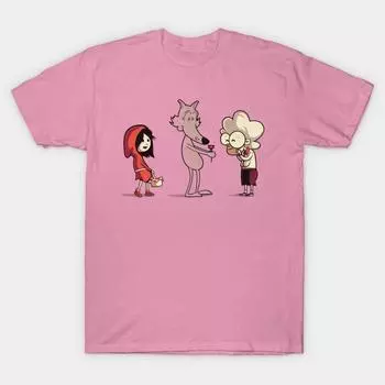 T Shirt Women Lovely Wolf Harajuku Print Kawaii Tshirt Summer Short Sleeve Female T-Shirt Top Tee S