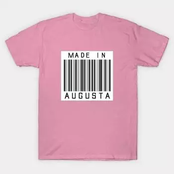 T Shirt Women Made In Augusta Harajuku Print Kawaii Tshirt Summer Short Sleeve Female T-Shirt Top Tee S