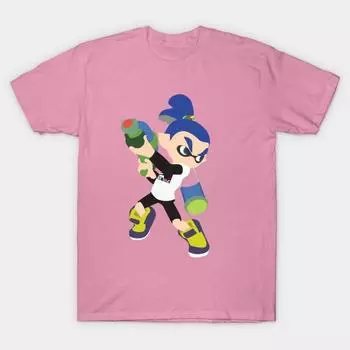 T Shirt Women Male Inkling Harajuku Print Kawaii Tshirt Summer Short Sleeve Female T-Shirt Top Tee S