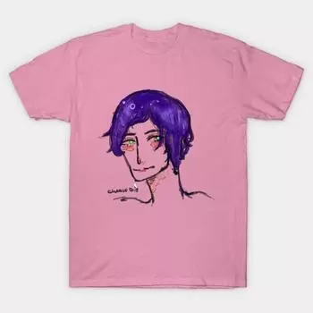 T Shirt Women Male Nozomi Harajuku Print Kawaii Tshirt Summer Short Sleeve Female T-Shirt Top Tee S розовый