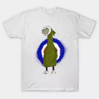 T Shirt Women Manc Llama Harajuku Print Kawaii Tshirt Summer Short Sleeve Female T-Shirt Top Tee S белый