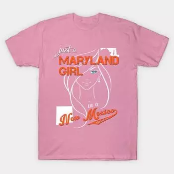 T Shirt Women Maryland Mexico Harajuku Print Kawaii Tshirt Summer Short Sleeve Female T-Shirt Top Tee S розовый