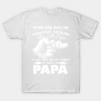 T Shirt Women Me Wrapped Around Finger Papa Shirt Harajuku Print Kawaii Tshirt Summer Short Sleeve Female T-Shirt Top Tee S розовый