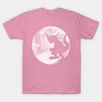 T Shirt Women Megamon Harajuku Print Kawaii Tshirt Summer Short Sleeve Female T-Shirt Top Tee S розовый