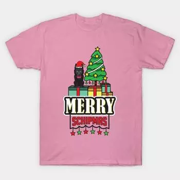 T Shirt Women Merry Schipmas From Your Favorite Schipperke T Shi Harajuku Print Kawaii Tshirt Summer Short Sleeve Female T-Shirt Top Tee S