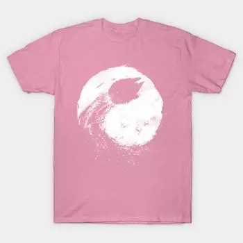 T Shirt Women Midnight Awakening Harajuku Print Kawaii Tshirt Summer Short Sleeve Female T-Shirt Top Tee S розовый