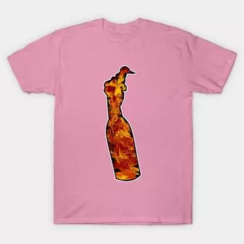 T Shirt Women Molly Harajuku Print Kawaii Tshirt Summer Short Sleeve Female T-Shirt Top Tee S розовый