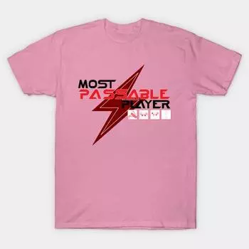 T Shirt Women Most Passable Player Harajuku Print Kawaii Tshirt Summer Short Sleeve Female T-Shirt Top Tee S