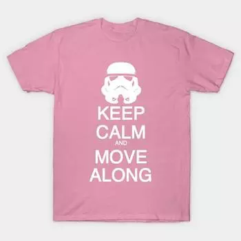 T Shirt Women Move Along Harajuku Print Kawaii Tshirt Summer Short Sleeve Female T-Shirt Top Tee S розовый