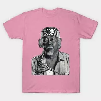 T Shirt Women Mr Miyagi Harajuku Print Kawaii Tshirt Summer Short Sleeve Female T-Shirt Top Tee S розовый