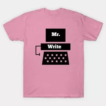 T Shirt Women Mr. Write Harajuku Print Kawaii Tshirt Summer Short Sleeve Female T-Shirt Top Tee S