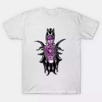 T Shirt Women Nervous Harajuku Print Kawaii Tshirt Summer Short Sleeve Female T-Shirt Top Tee S розовый