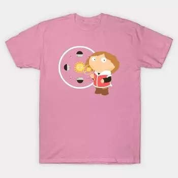 T Shirt Women Nicolaus Copernicus Harajuku Print Kawaii Tshirt Summer Short Sleeve Female T-Shirt Top Tee S