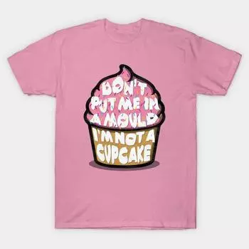 T Shirt Women No Cupcake Harajuku Print Kawaii Tshirt Summer Short Sleeve Female T-Shirt Top Tee S розовый